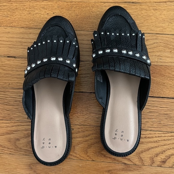 a new day Shoes - A New Day Black Mules​​​​
